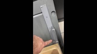 Double Trash Can Installation