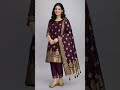 VredeVogel Women's Cotton Silk Jacquard Kurta Pant with Dupatta Set #trending #newtrend #viral