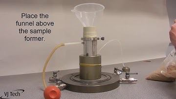 How to prepare a sand sample for Triaxial Testing