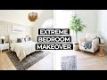 Extreme Bedroom Makeover - Full Room Transformation (Start to Finish)