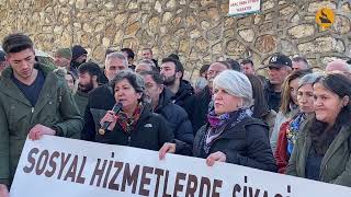Ses Dersim Şubesi Sürgünlere Tepki Gösterdi