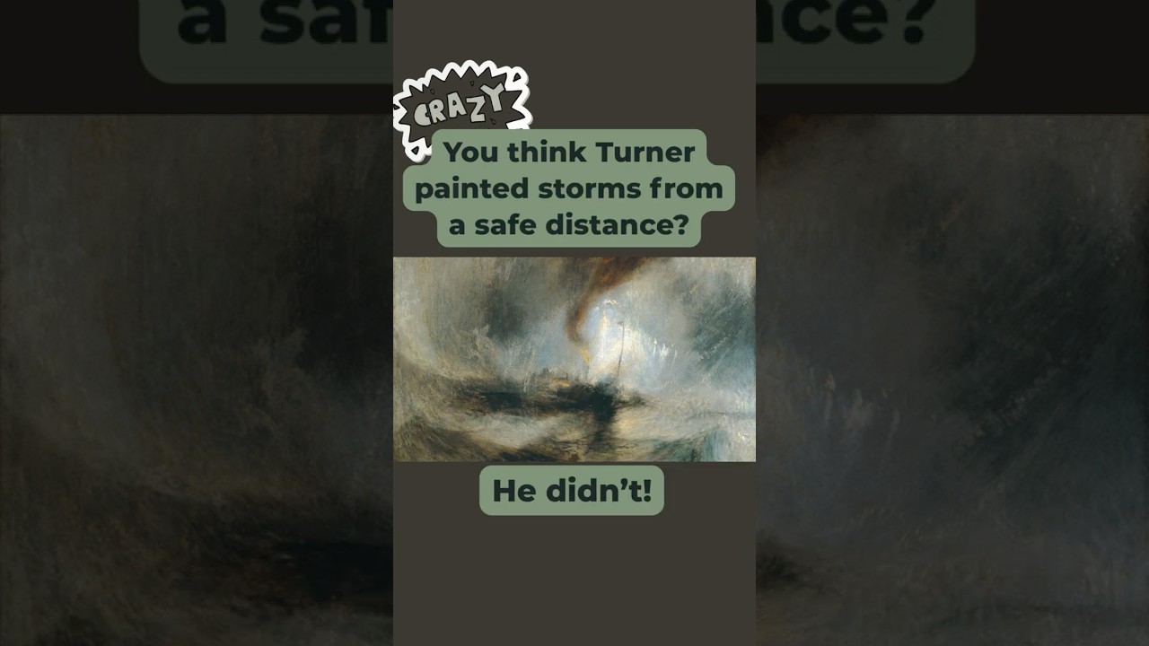 Turner Didn’t Paint the Storm — He Survived It