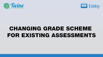 Changing grade scheme for existing assessments