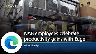 Microsoft Edge | NAB employees celebrate productivity gains with Microsoft Edge screenshot 4