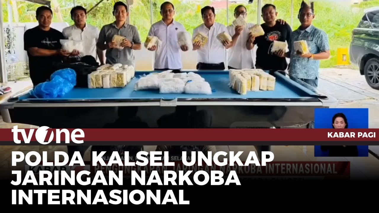 Sita 49,3 Kg sabu-sabu, Polda Kalsel Bongkar Jaringan Narkoba Lintas Provinsi & Internasional