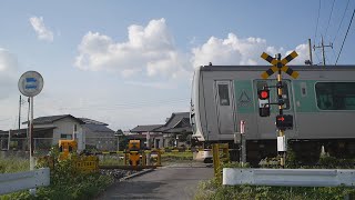 JR烏山線　第五花岡踏切