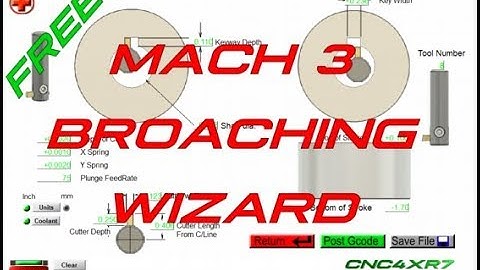 Mach3 CNC Keyway Broaching Wizard