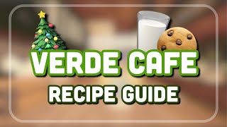 Verde Cafe Recipe Guide | (Roblox) screenshot 4