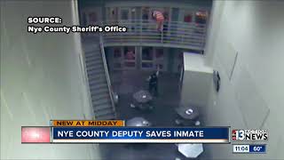 Nye County Sheriff s Office deputies save inmate s life
