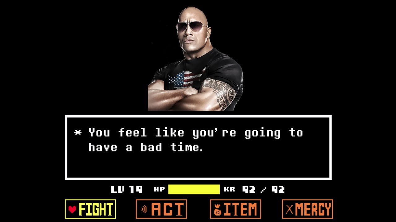 Undertale - The Rock Final Boss