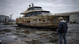 I Found An Abandoned Yacht At A Shipyard And Restored It To Like New Condition