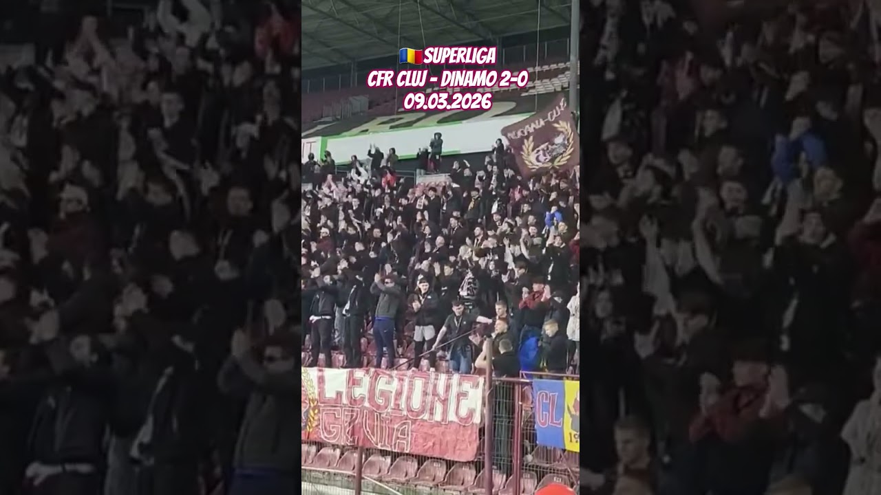 🇷🇴 Peluza Visinie la meciul cu Dinamo | CFR CLUJ - Dinamo București 2-0 | 09 03 2026