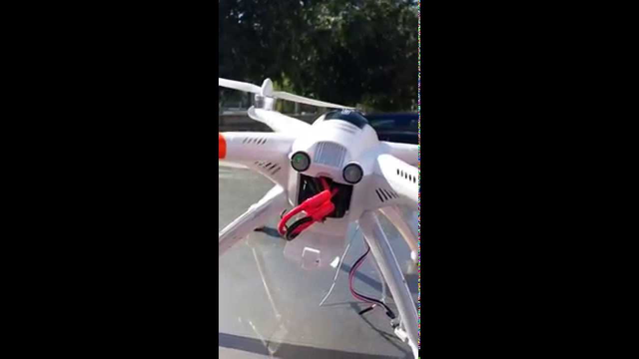 walkera qr x350 pro left led blinking