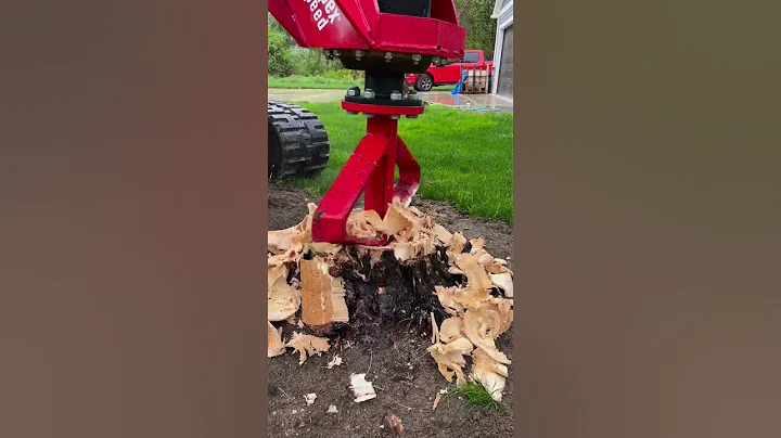 Fecon STUMPEX® Skid Steer Stump Grinder Attachment #shorts #stumpgrinder