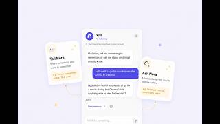Nora - a Chat First AI Memory Companion built through a Vibe Coding Workflow