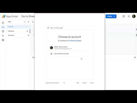 How to go to a sheet by Button Click in Google Sheets