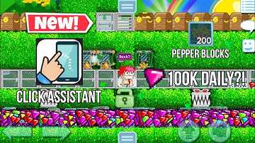 Auto Clicker for GrowTopia 2023! 5 Blocks Pepper 100% Works (Android & iOs) (Not Clickbait)