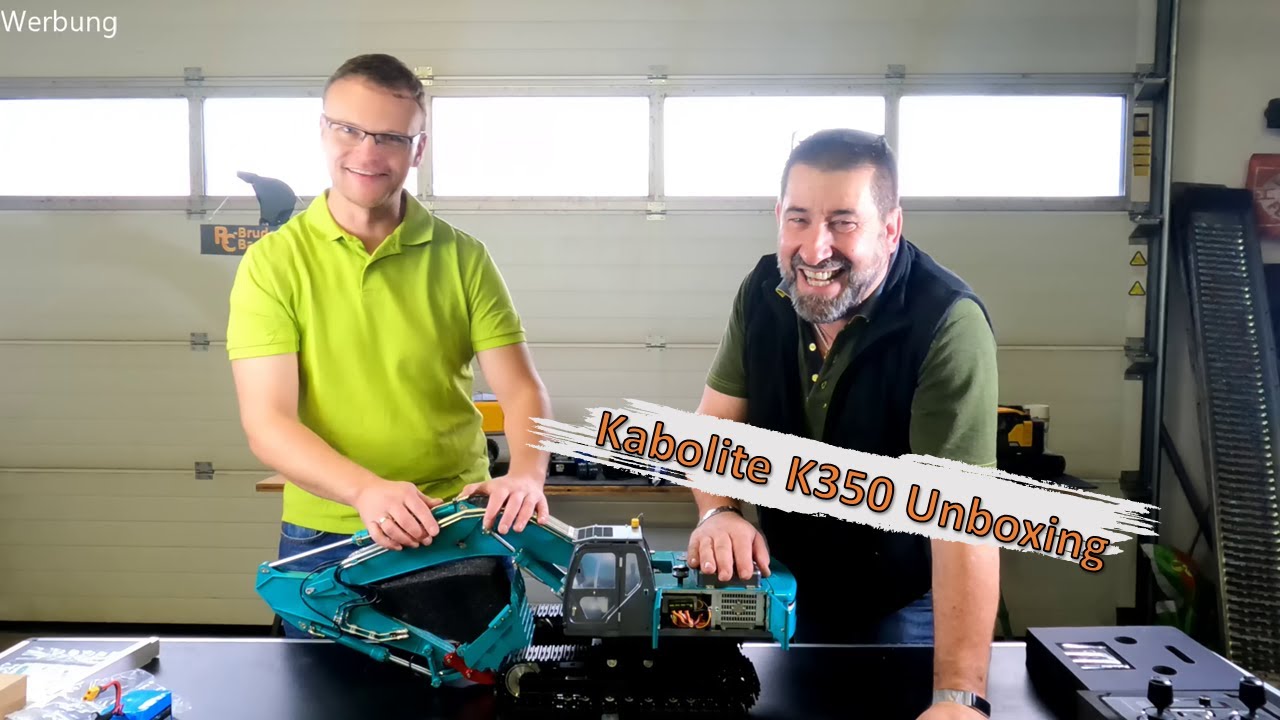Unboxing Huina Kabolite K350 Hydraulikbagger
