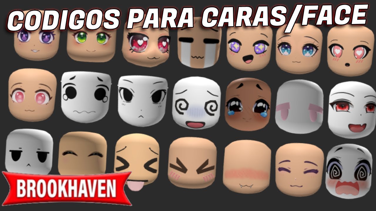 CODIGOS PARA CARAS EN BROOKHAVEN #parati #roblox in 2023