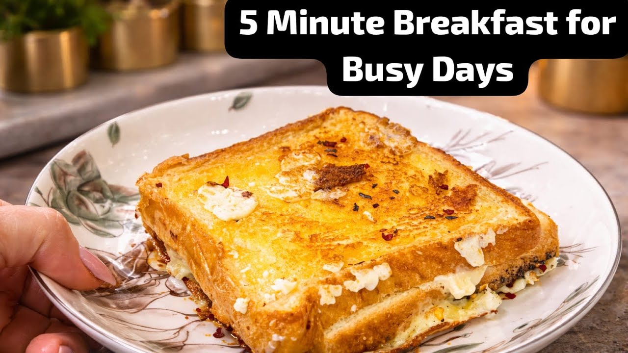 Быстрый и простой сэндвич с яйцом на завтрак | Почему бы не приготовить это простое блюдо утром! ...