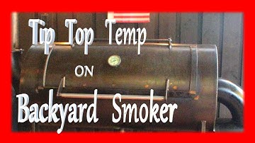 Tip Top Temp On Offset Smoker