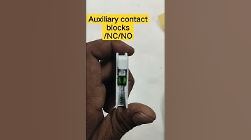 new auxiliary contact blocks,NO/NC #youtube #youtubeshorts #stater #shorts #simens