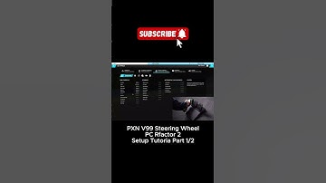 Part 1/2 PXN V99 Gaming Steering Wheel & PC Rfactor 2 Setup Tutorial. #pxn #pxnv99 #tutorial