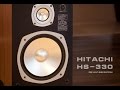 Колонки с металлическими диффузорами Hitachi HS 330