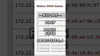 N10-009 Objective 1.4: What is DHCP (Dynamic Host Configuration Protocol)? 🌐 #comptia #networkplus