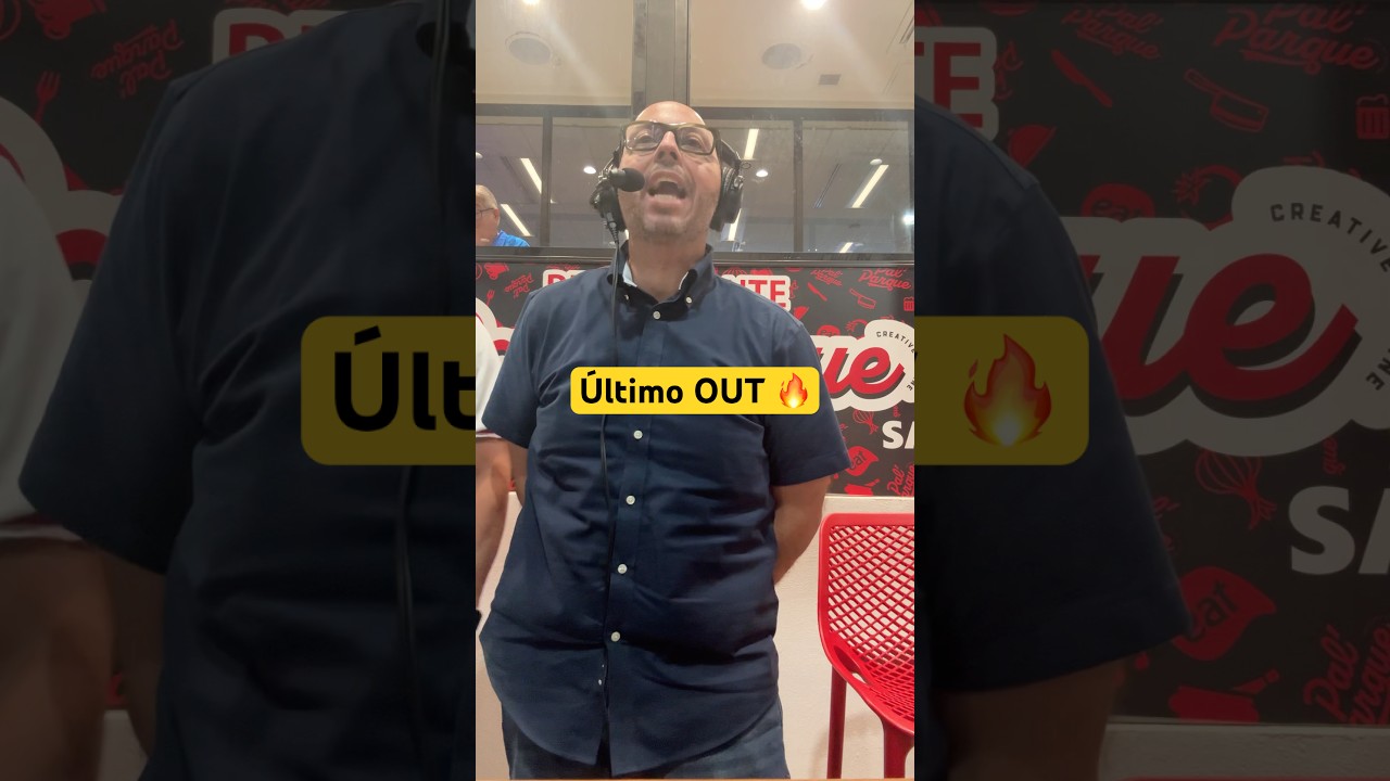 Se acabó el juego… ¡y así lo narré! 🎙️⚾
