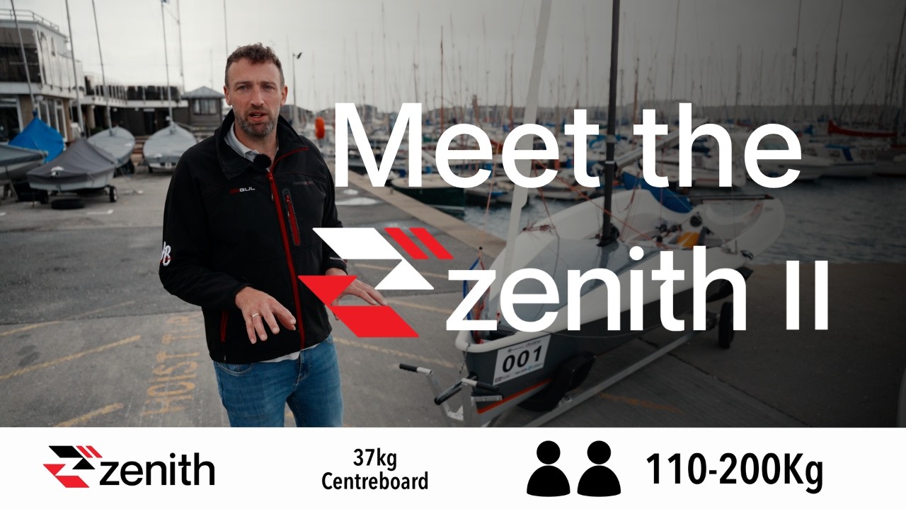 ⁣Meet the Zenith II: High-Speed Two-Person Sailing Made Easy