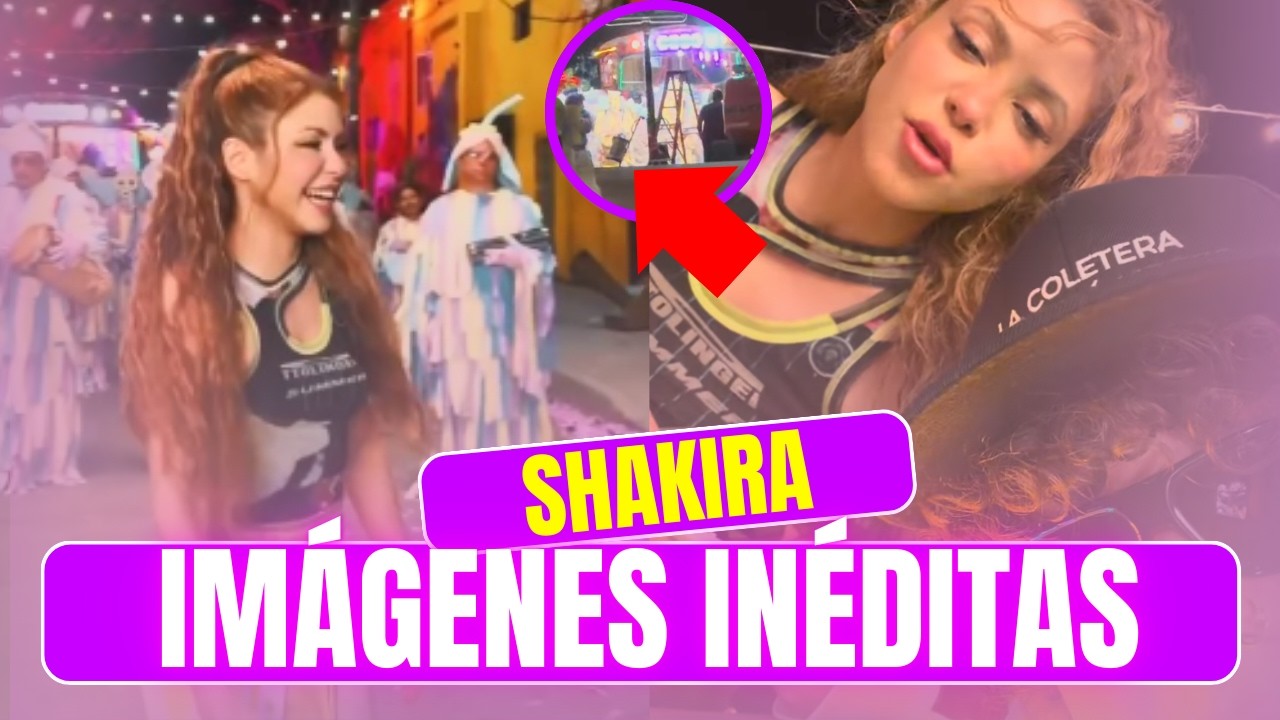IMÁGENES INÉDITAS de Shakira GRABANDO su NUEVO VIDEOCLIP con Beéle en Barranquilla