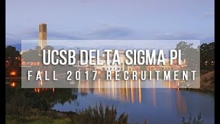 UCSB Delta Sigma Pi Fall 2017 Recruitment