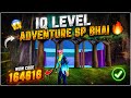 IQ LEVEL ADVENTURE SP BHAI 😱 | WOW Code: 164616 | Hardest WOW Mode Challenge BGMI #bgmi #wowmode 