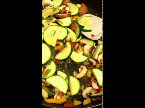 Alkaline Spelt Noodle Stir Fry