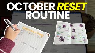The October Reset: Setting Up My Month Before It Sets the Tone for Me