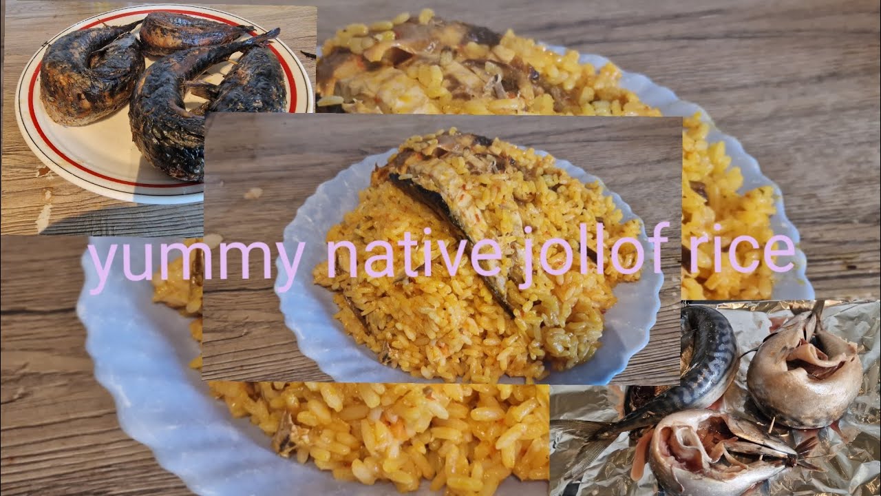 Palm Oil Native Jollof Rice | Concoction Jollof | Local Nigerian Jollof ...