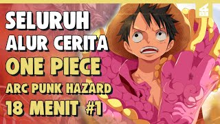Terdampar Di pulau Misterius!! SELURUH ALUR CERITA ONE PIECE ARC PUNK HAZARD PART 1 HANYA 17 MENIT
