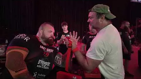 Arm Wrestling Devon Larratt | Eddie Hall