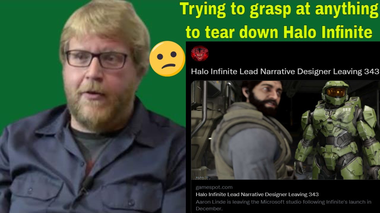 Sony fanboy makes a big deal about Halo Infinite lead narrative designer Aaron Linde leaving 343