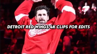Detroit Red Wings 4K Clips for Edits