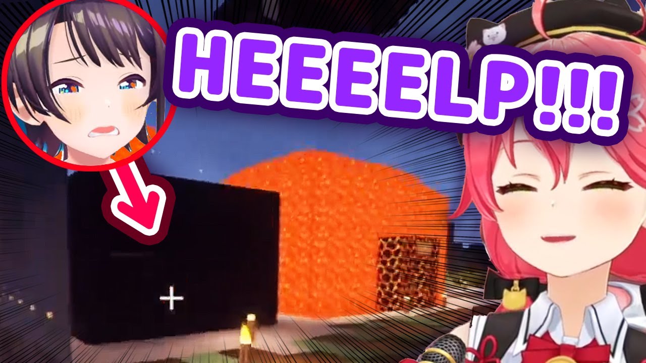 Subaru Traps Herself In Obsidian Box and Calls Miko For Help 【ENG Sub/Hololive】