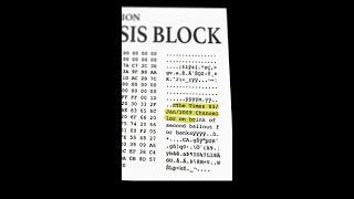 This was hidden in Bitcoin's genesis block...