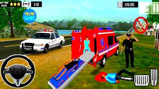 City Ambulance Rescue Driver - 911 Emergency Helicopter Rescue -  Best Android Gameplay 2021 screenshot 4
