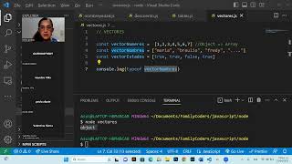 Curso Desarrollo Web Frontend - clase 70:   js  vectores