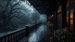 🔴 LIVE: Stop Overthinking Tonight | Heavy Rain in a Cozy Cabin for Deep Sleep