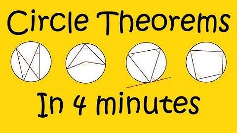 Circles Theorem | ICSE Class Xth Mathematics