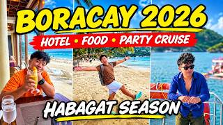 BORACAY in Habagat Season 🇵🇭 Budget Hotel, Beachfront Cafe, Restaurants & Party Cruise | Wander J