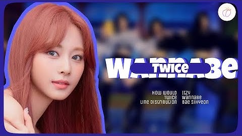 {Request} How would TWICE sing WANNABE by ITZY | LINE DISTRIBUTION | Bae Sihyeon
