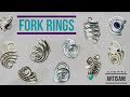 Fork rings - Flatwearable Artisan Jewelry